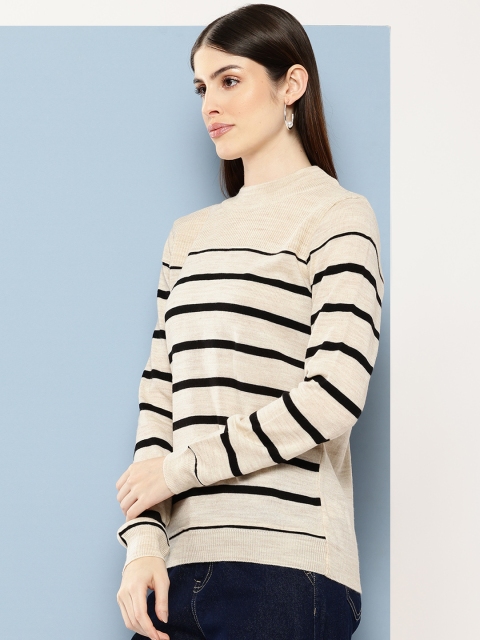 Chemistry Acrylic Striped Longline Pullover - Image 3