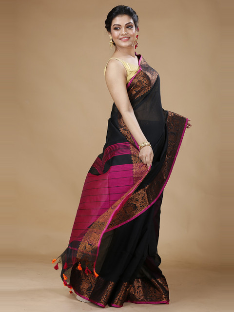 SLAGHA Zari Silk Cotton Saree