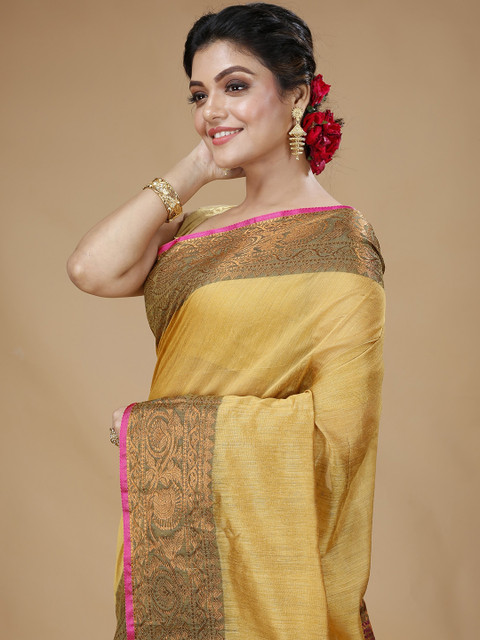 SLAGHA Zari Silk Cotton Saree