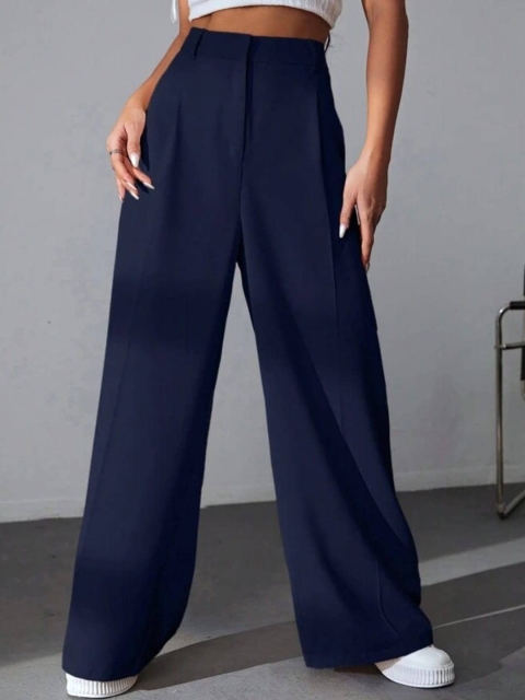 BROADSTAR Women Pleated Korean Pants