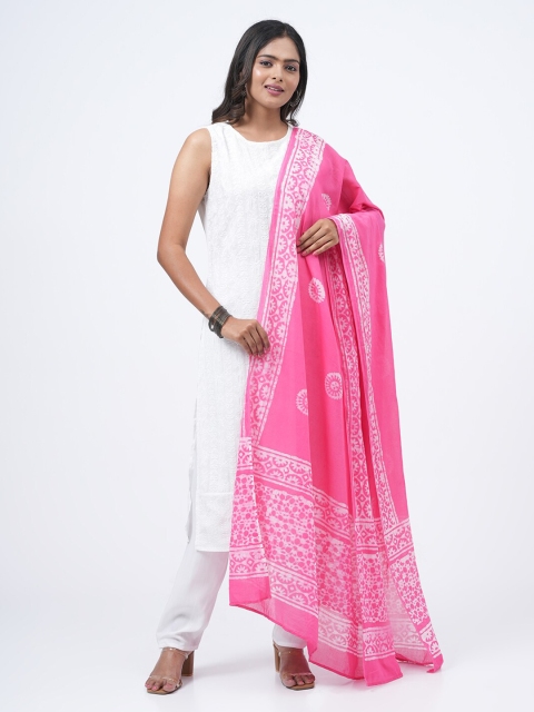 HELLA FASHIONS Bandhani Printed Cotton Dupatta - Image 2