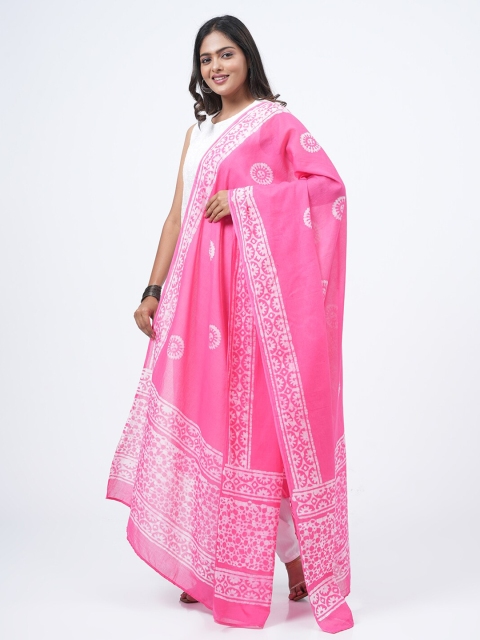 HELLA FASHIONS Bandhani Printed Cotton Dupatta - Image 5