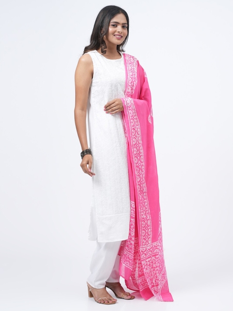 HELLA FASHIONS Bandhani Printed Cotton Dupatta - Image 4