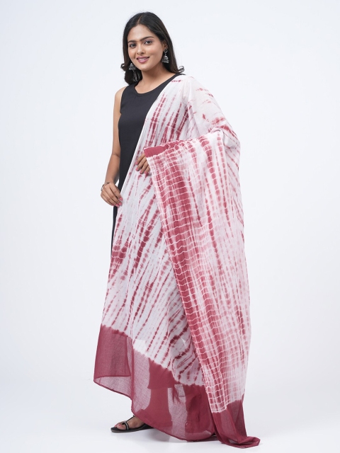 HELLA FASHIONS Tie & Dye Cotton Dupatta - Image 5