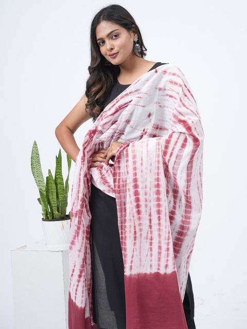 HELLA FASHIONS Tie & Dye Cotton Dupatta - Image 6