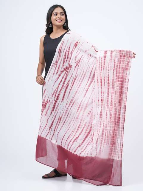 HELLA FASHIONS Tie & Dye Cotton Dupatta - Image 3
