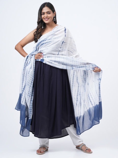 HELLA FASHIONS Tie & Dye Cotton Dupatta