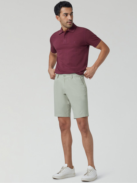 XYXX Men Mid Rise Antimicrobial Cotton Chino Shorts - Image 5
