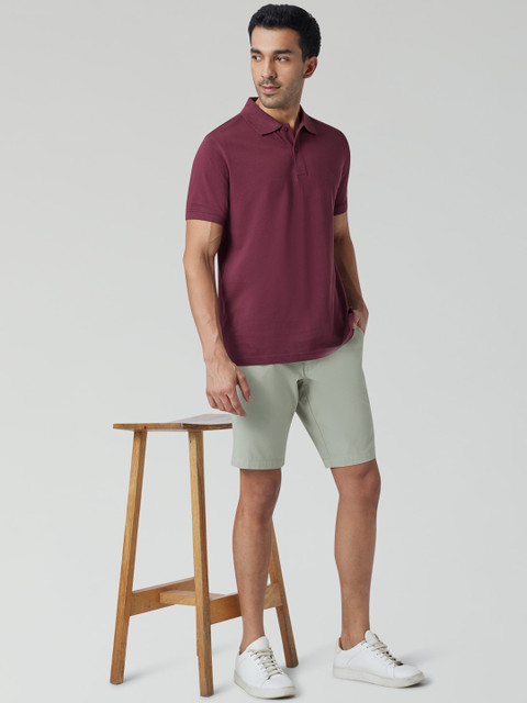 XYXX Men Mid Rise Antimicrobial Cotton Chino Shorts - Image 6