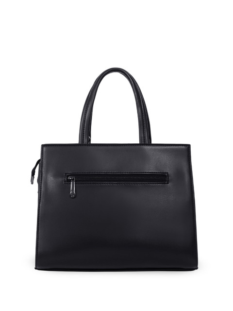 Exotic Structured Synthetic Leather Handheld Bag - Image 2