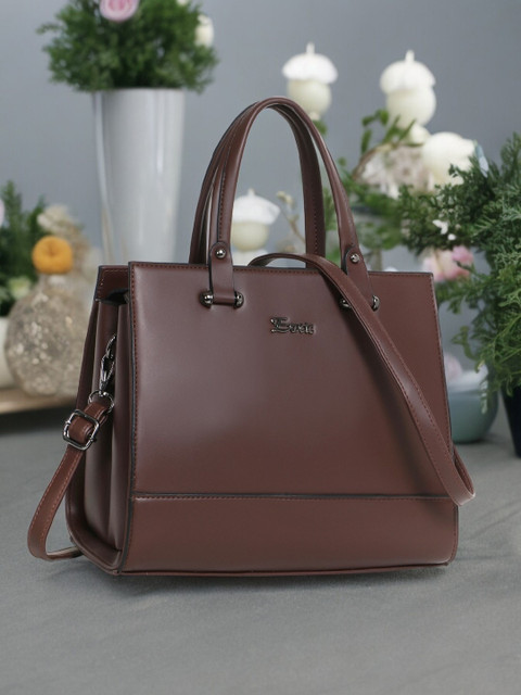 Exotic Structured Synthetic Leather Handheld Bag