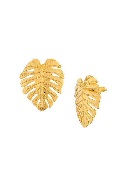 Voylla Gold Plated Contemporary Studs - Image 4