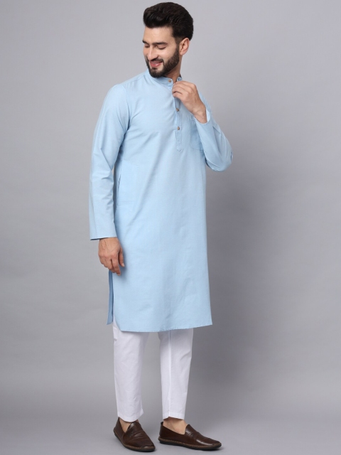 Latest Chikan Garments Mandarin Collar Long Sleeves Cotton Kurta - Image 3