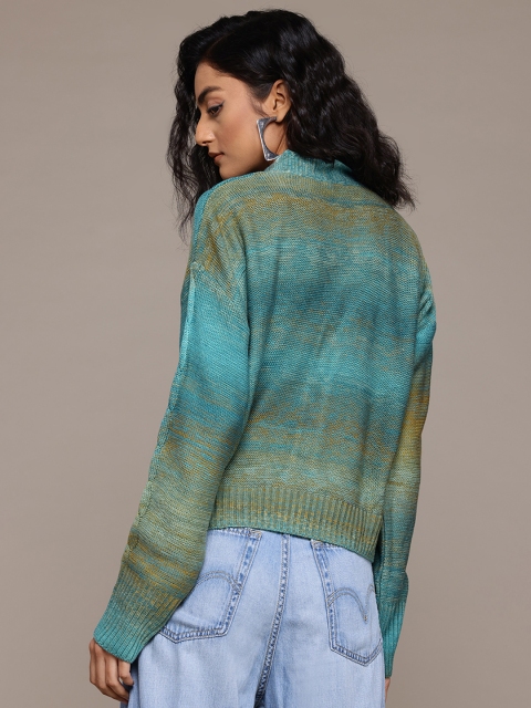 The Roadster Lifestyle Co. Abstract Drop-Shoulder Cardigan - Image 4