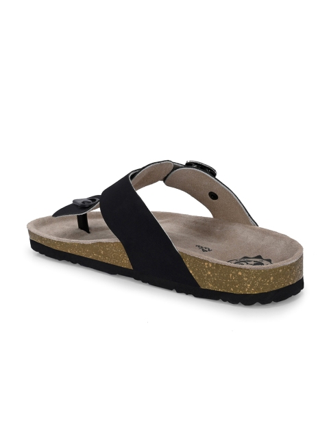 The Roadster Lifestyle Co. Men Black Slip-On Comfort Sandals - Image 3