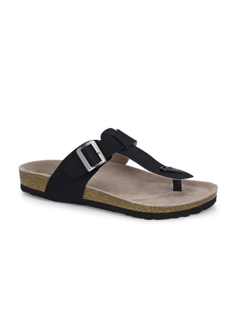 The Roadster Lifestyle Co. Men Black Slip-On Comfort Sandals - Image 2