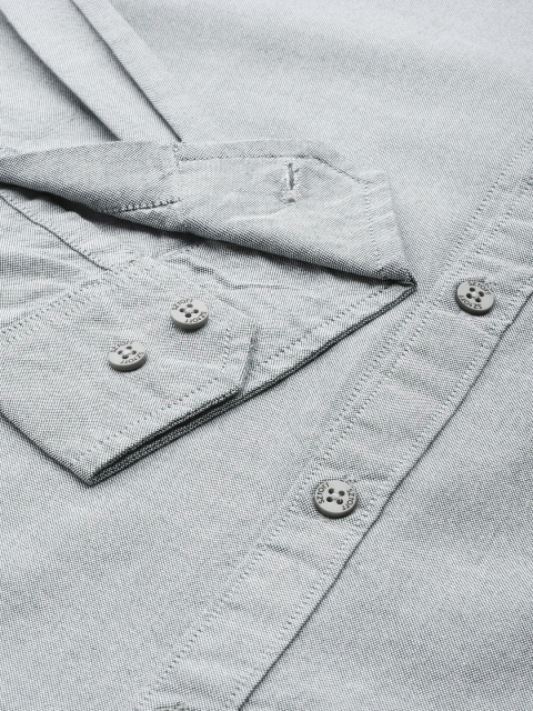 Sztori Men Plus Size Classic Pure Cotton Casual Shirt - Image 3