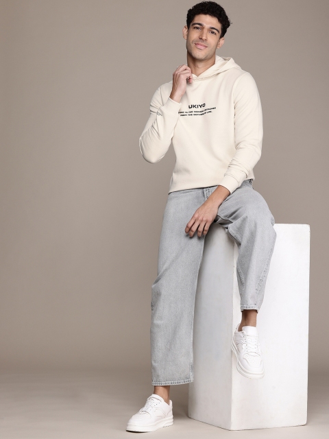 French Connection Typography Printed Hooded Sweatshirt - Image 6