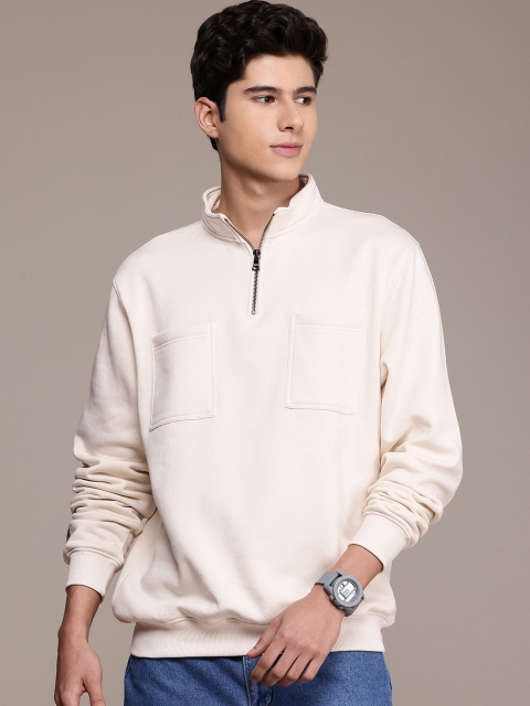 French Connection Mock Collar Long Sleeves Sweatshirt - Image 3