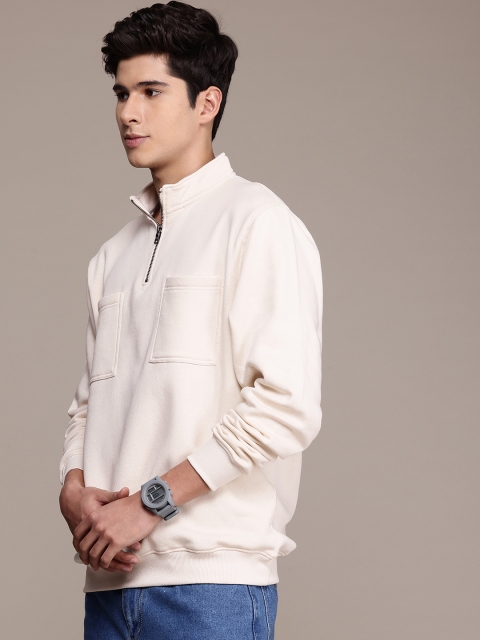 French Connection Mock Collar Long Sleeves Sweatshirt - Image 4