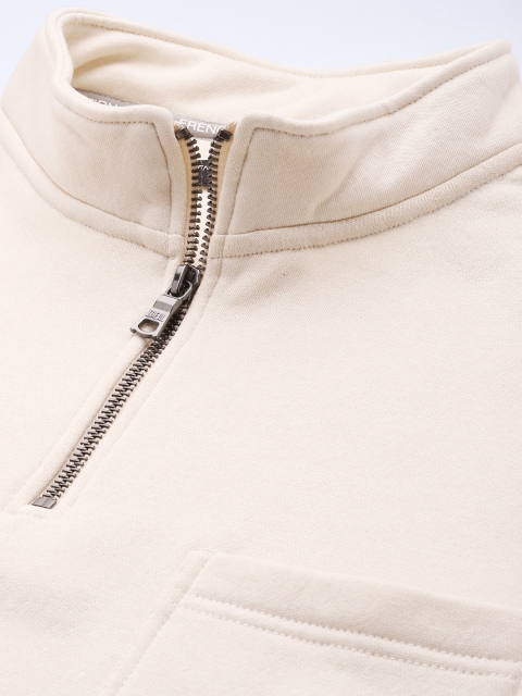 French Connection Mock Collar Long Sleeves Sweatshirt - Image 2