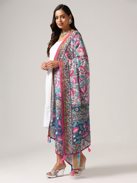 Kaizen TEXO FAB Kalamkari Printed Dupatta