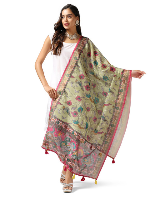 Kaizen TEXO FAB Kalamkari Printed Dupatta