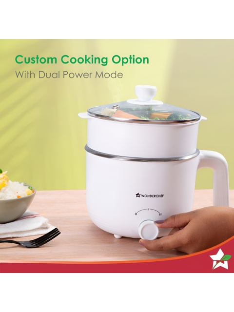Wonderchef Off White Multi Cook Kettle 1.2 L - Image 5