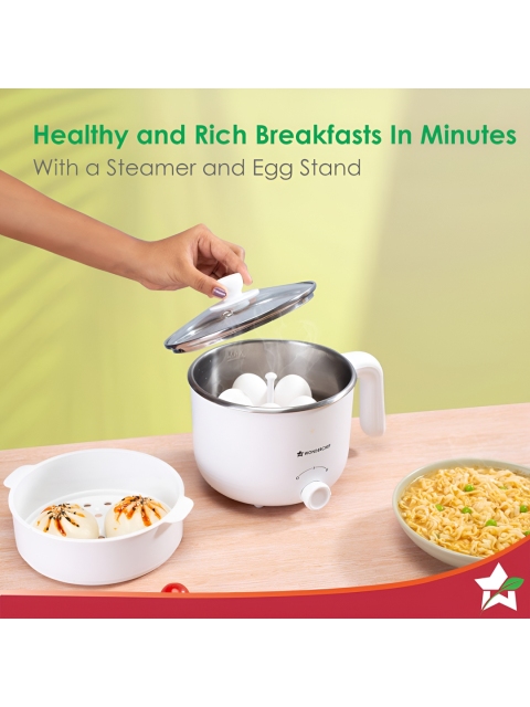 Wonderchef Off White Multi Cook Kettle 1.2 L - Image 4