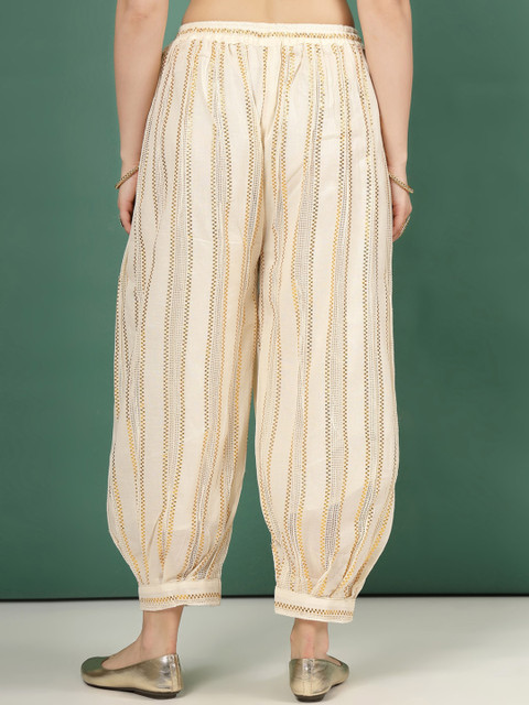 Clora Creation Loose Fit Cotton Afghani Salwar - Image 4