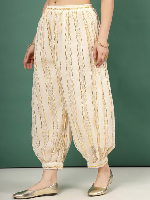 Clora Creation Loose Fit Cotton Afghani Salwar - Image 3