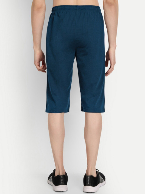 ZEFFIT Men Mid-Rise Cotton Knee Length Outdoor Shorts - Image 3