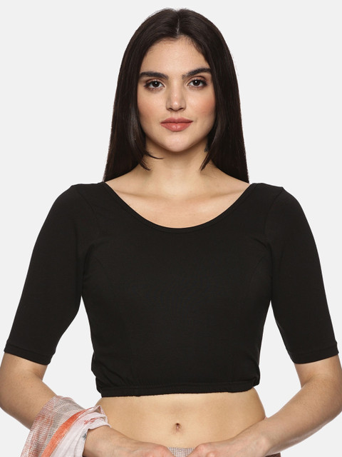 NOT YET by us Stretchable Readymade Saree Blouse