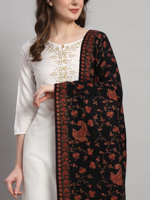 HANDICRAFT PALACE Paisley Woven Design Shawl - Image 2