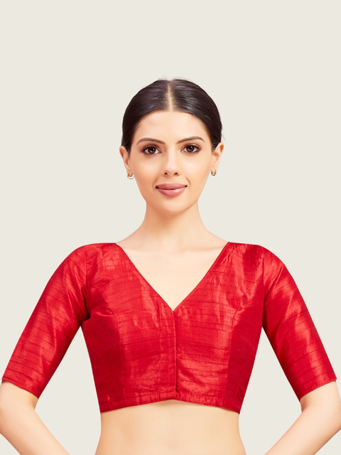 Studio Shringaar V-Neck Readymade Saree Blouse