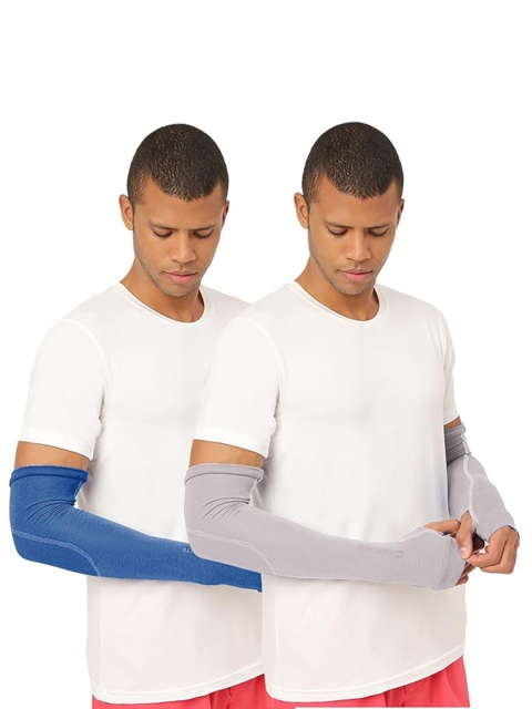FREECULTR Pack Of 2 Unisex Patterned Breathable Bamboo Cotton Riding Gloves