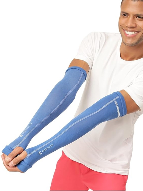 FREECULTR Pack Of 2 Unisex Patterned Breathable Bamboo Cotton Riding Gloves - Image 3