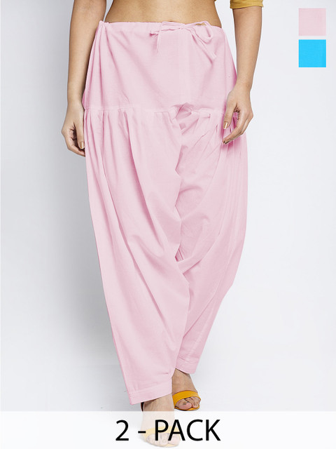 GRACIT Women Pack of 2 Pure Cotton Salwars