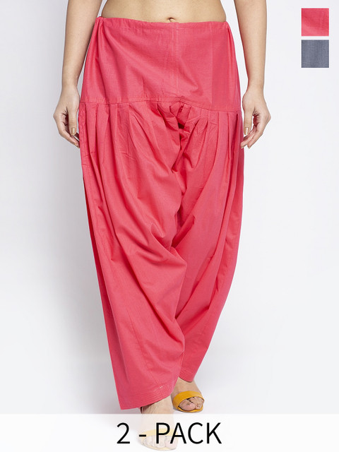 GRACIT Women Pack Of 2 Cotton Salwar