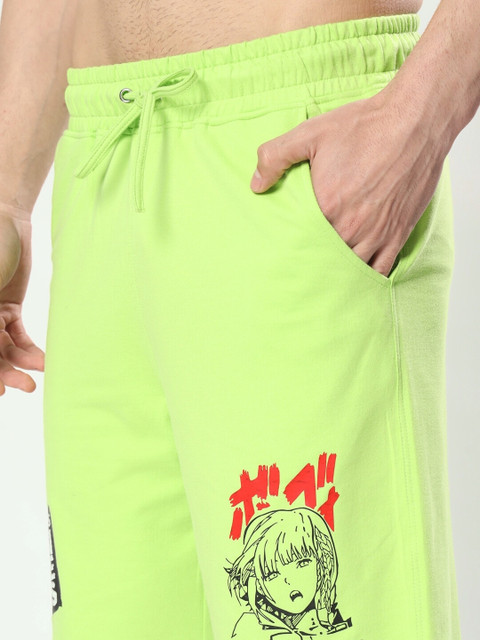 WEARDUDS Men Relaxed Fit Duds Anime Girl Printed Regular Shorts - Image 6