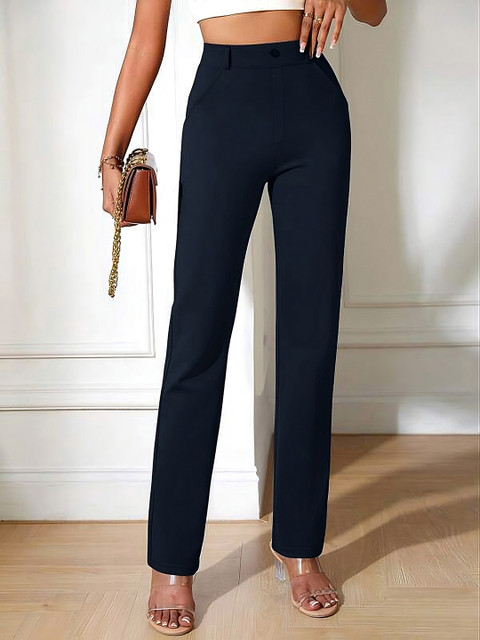 Stylecast X Slyck Women Comfort Wrinkle Free Regular Trouser