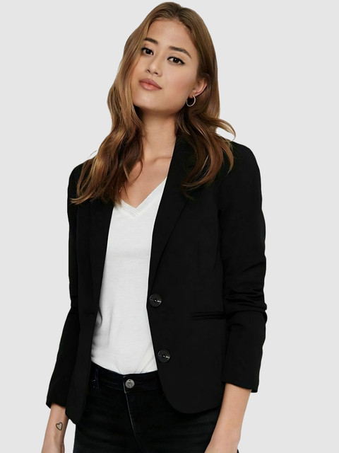 BAESD Notched Lapel Long Sleeves Single-Breasted Blazers - Image 5