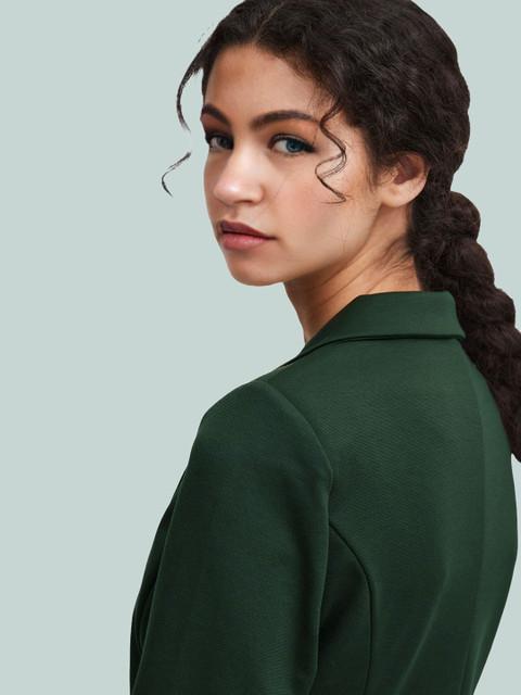 BAESD Notched Lapel Long Sleeves Single Breasted Blazer - Image 2