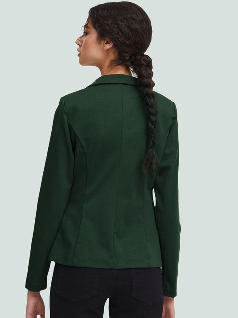 BAESD Notched Lapel Long Sleeves Single Breasted Blazer - Image 3