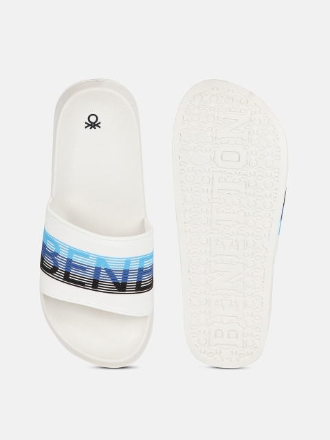 United Colors of Benetton Men Textured Sliders - Image 5