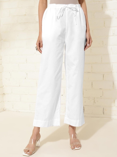 Fabindia Women Mid Rise Cotton Trouser