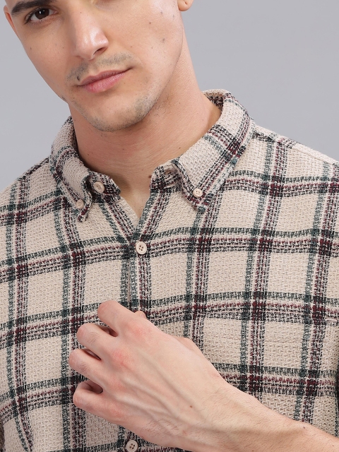 HERE&NOW Tartan Checks Casual Shirt - Image 3