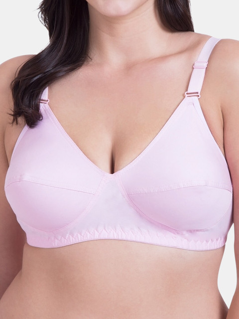 Souminie Plus Size Full Coverage Non Padded Pure Cotton Minimiser Bra With All Day Comfort - Image 5