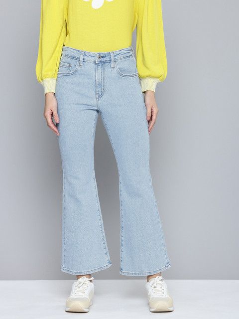 Levis Women Slim Bootcut High-Rise Light Fade Stretchable Jeans