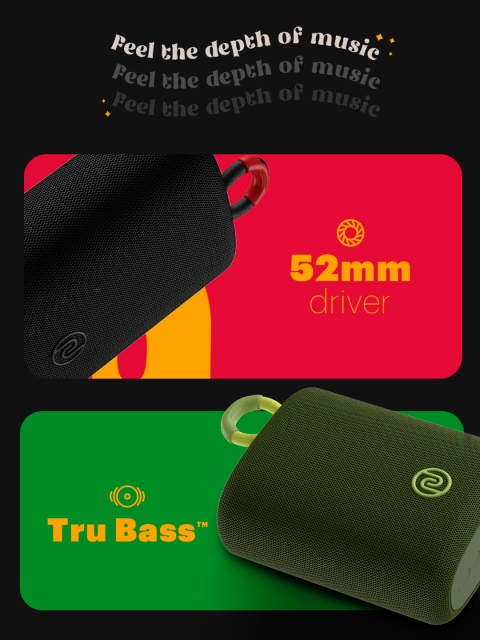 NOISE Vibe 2 5W Portable Wireless Bluetooth Speaker with Built-in Mic & 15H Playtime - Image 6